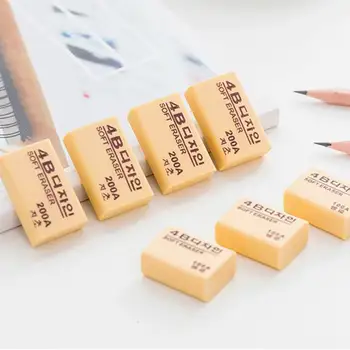 

200PCS Easy cleaning 4B Art Soft Eraser office correction supplies student school stationery drawing rubber eraser