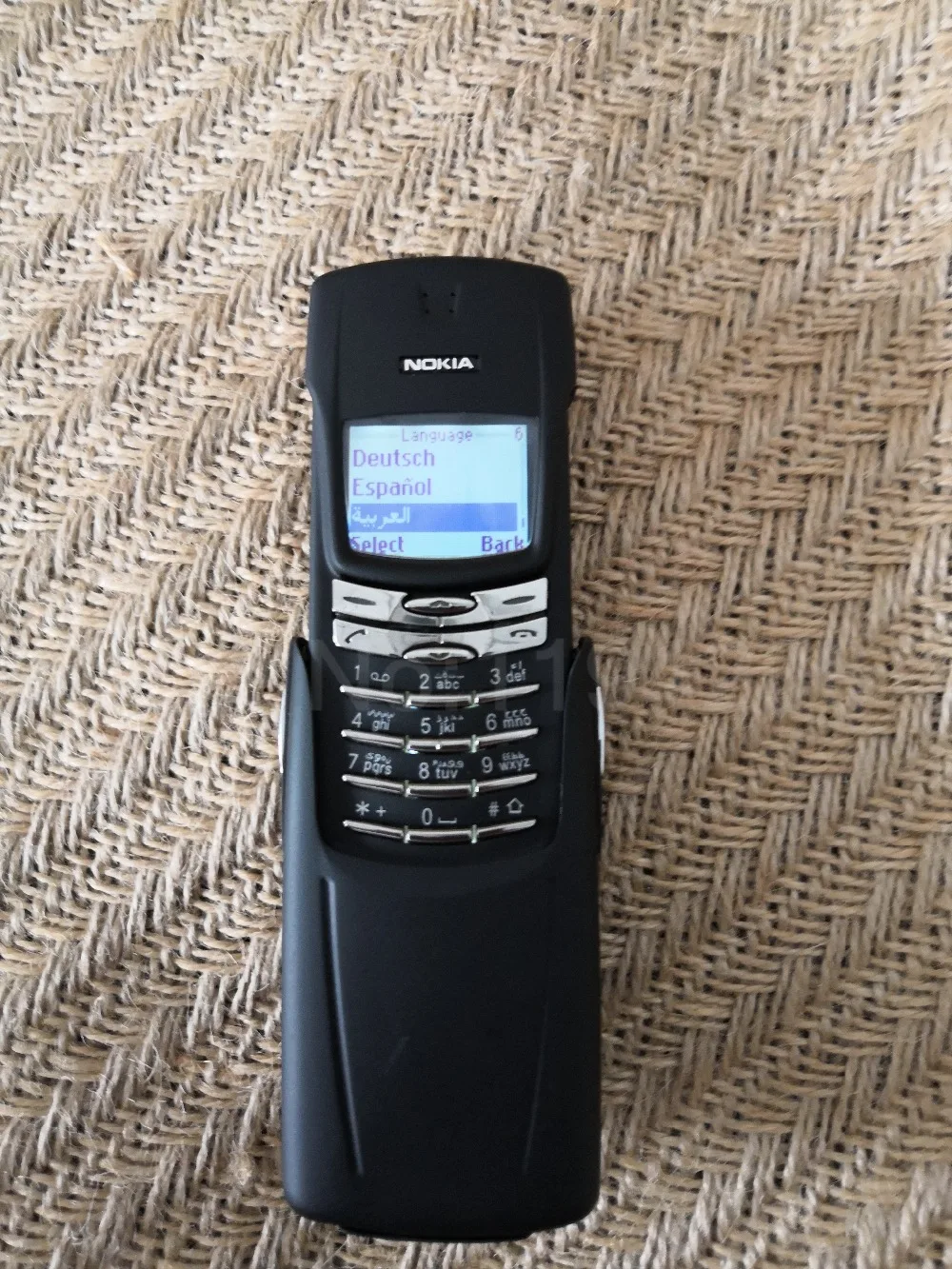 Nokia 8910i Титан 8910i двухдиапазонный GSM Bluetooth Черный Хорошее качество разблокированный мобильный телефон классический телефон