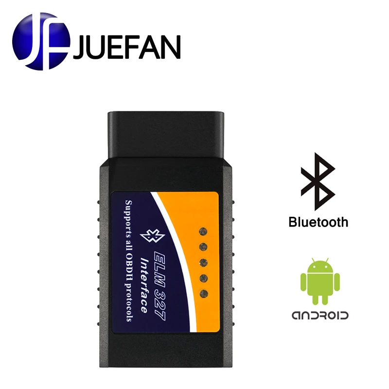 

Free shipping OBD2 OBD-II elm327 bluetooth obd2 diagnostic tool ELM 327 V2.1 Bluetooth Car Interface Scanner Works On Android