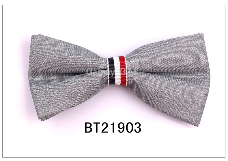 BT21903 5 см ширина мужские галстуки с бабочкой новые модные однотонные Галстуки Corbatas Gravata тонкий галстук для костюма шеи галстук и галстук-бабочка Наборы для мужчин - Цвет: BT21903