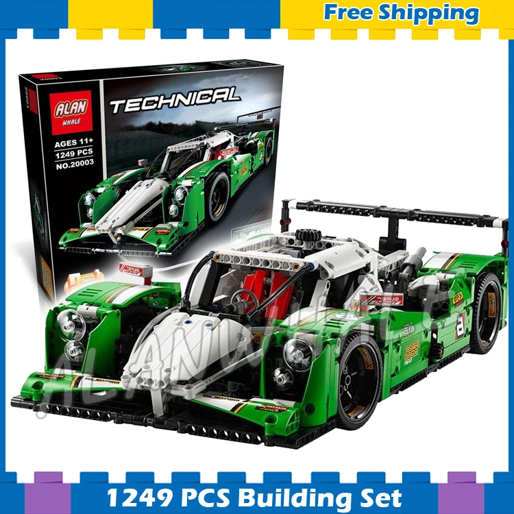 

1249pcs 2in1 New Technic Motorized 24 Hours Race Car SUV Racer 20003 DIY Model Building Blocks Gifts sets Compatible With