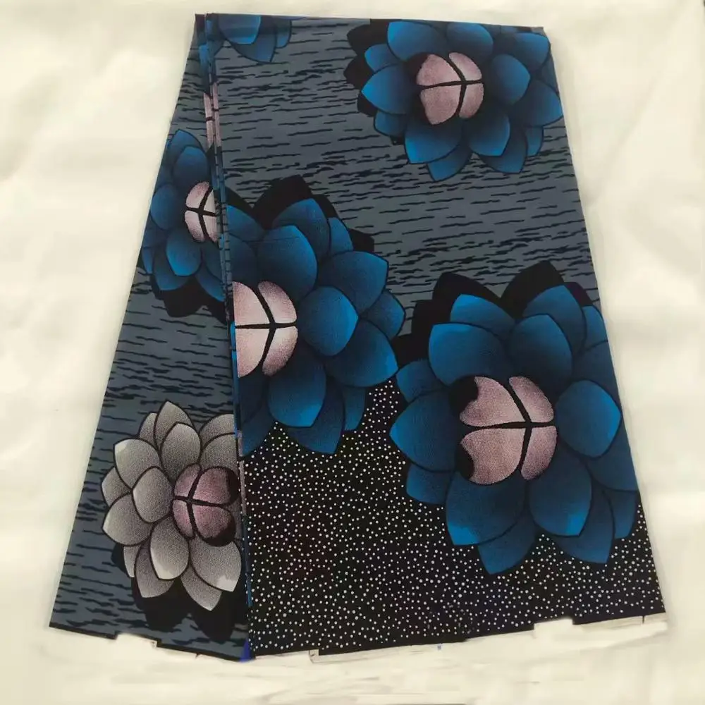 

Ankara veritable JAVA wax print fabric 2019 fashion unique design java wax cloth for african clothes cotton material!OT-4337