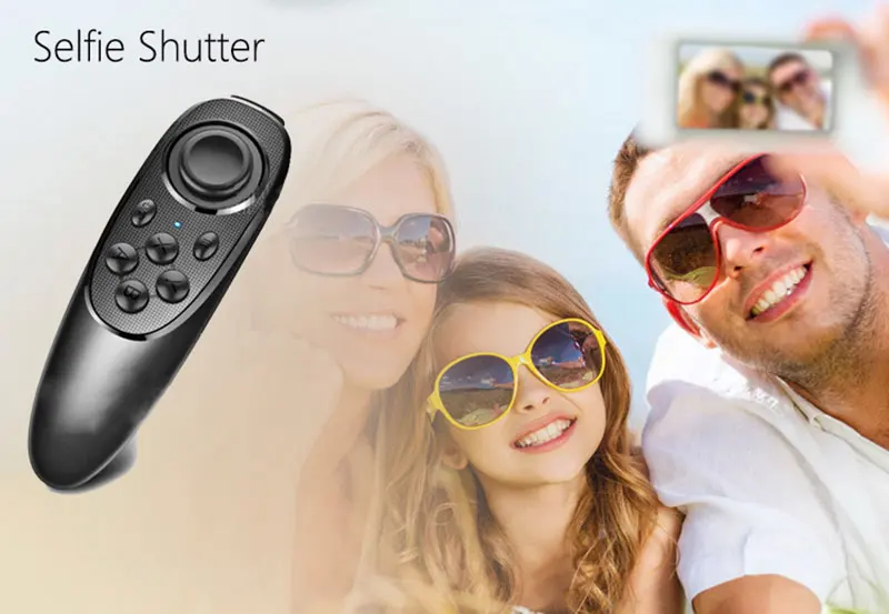 Bluetooth Wireless Gamepad VR Controller iOS Android Phones Joystick Selfie Shutter Remote Control for Mobilephone PC VR Box Smart TV (1)