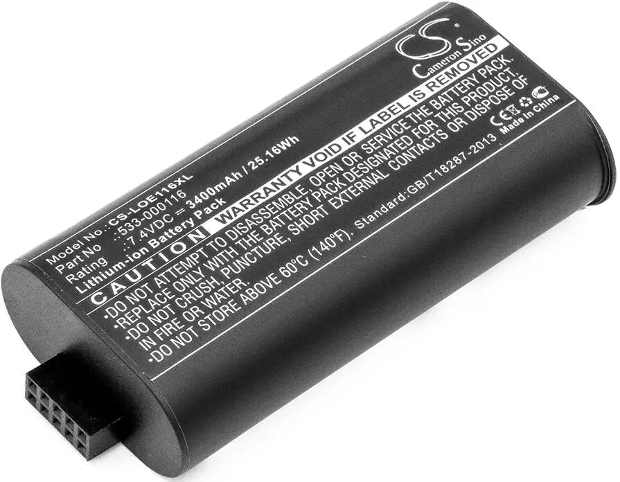 Cameron Sino 3400mah battery for LOGITECH S-00147 UE MegaBoom 533-000116 batteries