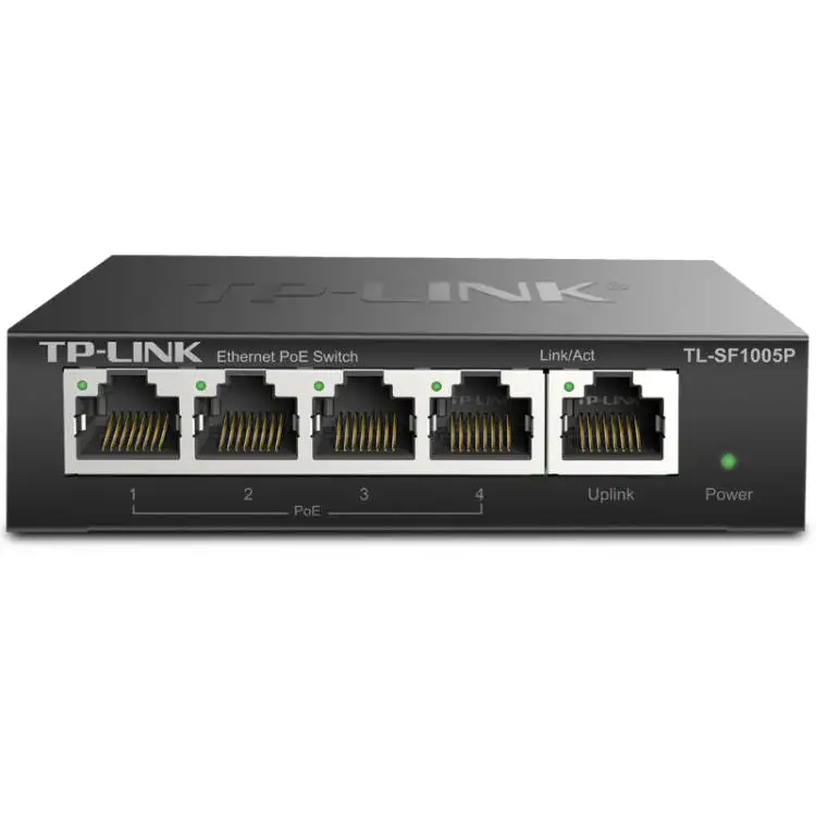 TP-Link TL-SF1005P 5 портов 100 Мбит/с неуправляемый Ethernet сетевой настольный коммутатор POE