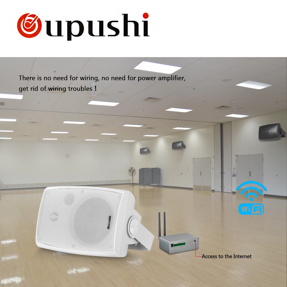 Настенный динамик OUPUSHI CL304 20 Вт Wi Fi Bluetooth для онлайн шоппинга активного отдыха