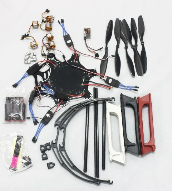 F550 Drone FlameWheel Kit With QQ ESC Motor Carbon Fiber Propellers