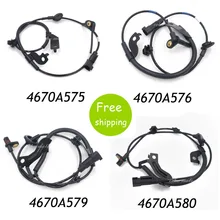 Новый 4 шт. Передние Задние ABS Колесные Датчики Скорости для Mitsubishi Lancer Outlander 4670A576 4670A575 4670A579 4670A580