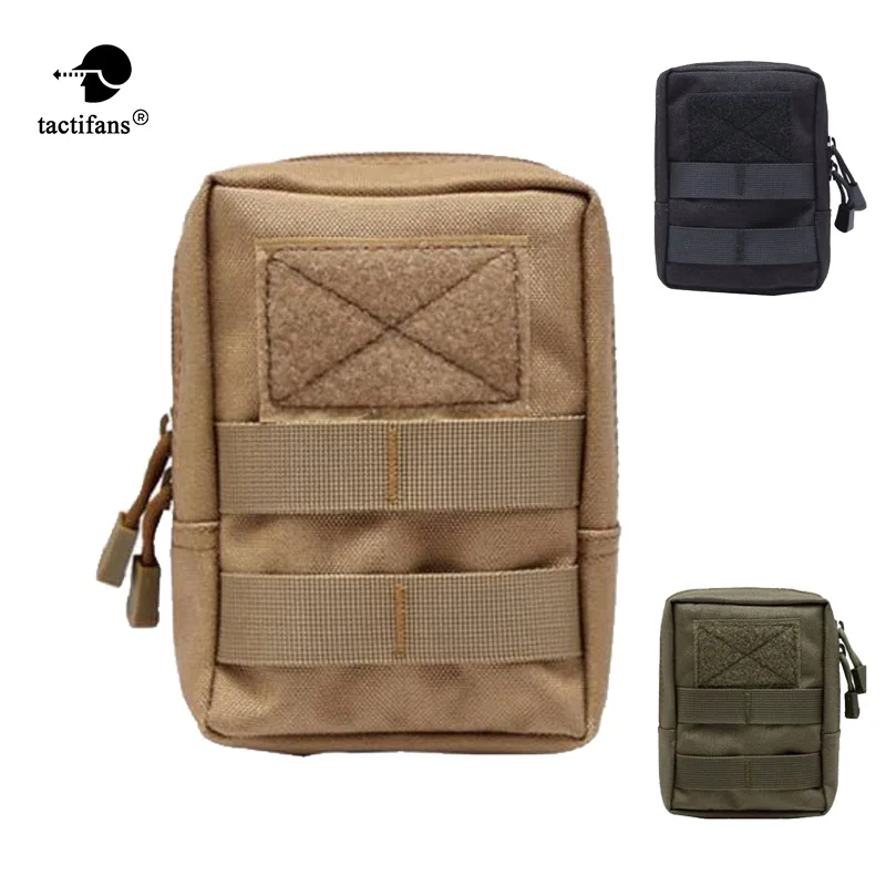 

Multi-functional 1000D Outdoor Military Tactical Waist Bag EDC Molle Tool Zipper Waist Accessory Durable Belt Comouflage Pouch