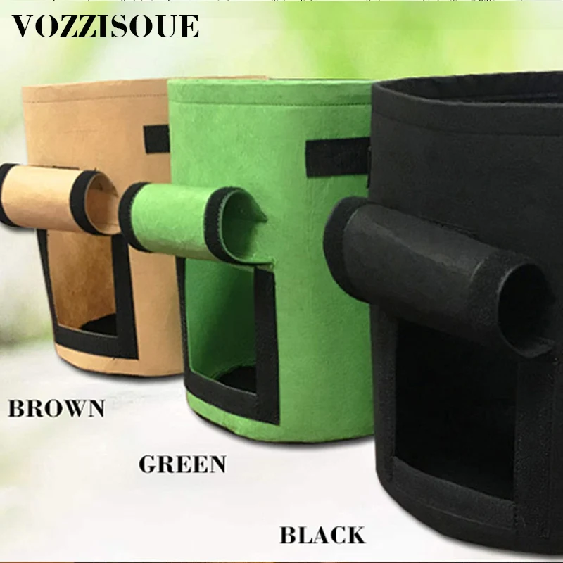 DIY Potato Grow Planter Cloth Planting Container Bag Vegetable Gardening Sac Pomme De Terre Thicken Garden Pot Planting Grow Bag DIY Potato Grow Planter Cloth Planting Container Bag Vegetable Gardening Sac Pomme De Terre Thicken Garden Pot Planting Grow Bag