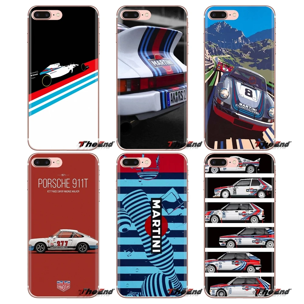 GOP Martini Racing Colores Mueve For Huawei G7 G8 P7 P8 P9 P10 P20 P30 Lite Mini Pro P Smart Plus 2017 2018 2019 TPU Shell Cases |