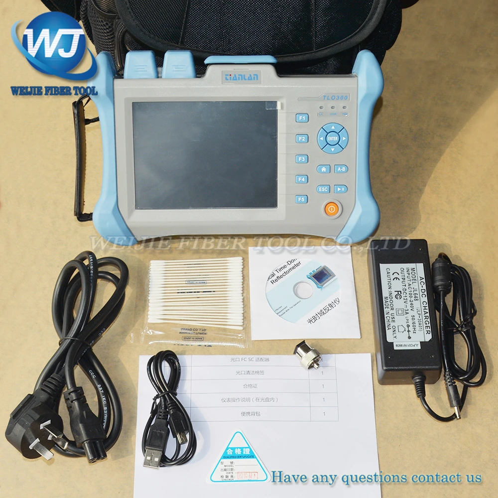 

2017 New TLO300 OTDR fiber tester 1310/1550nm 120km with English Espanol
