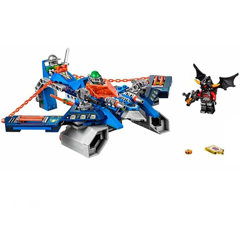 

2016 New 14021 Nexoe Knights Aaron Foxs Aero-Striker V2 Model Building Kits  Blocks Brick Toys For Children