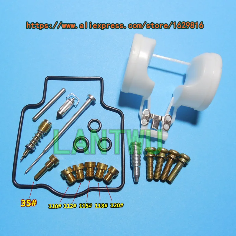 

(1 set $12.5)Kawasaki 01~06 year ZZR400 Keihin carburetor repair kit Configure float and With 5 pieces jet:110-112-115-118-120