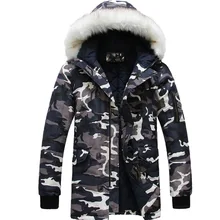 Thintenda брендовая мужская зимняя теплая куртка Военная камуфляжная куртка-бомбер с капюшоном пальто Chaquetas Camuflaje Para Hombre