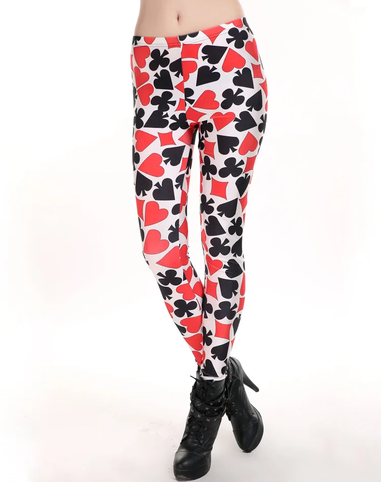 NORMOV Leggings Women Push Up Printed Leggings Women Activewear Gothic style Workout Plus Size