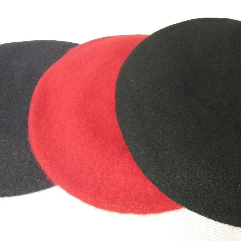 

2018 Men and Women Outdoor Wool Beret Hats Caps Special Forces Soldiers Death Squads Military Training Camp Hunting Hat