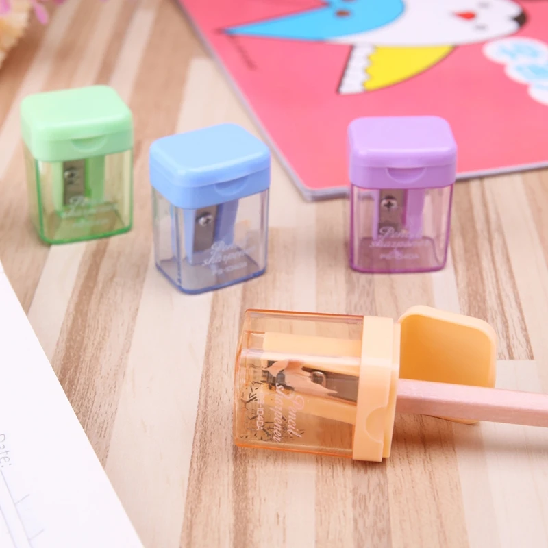 

Mini Manual Pencil Sharpener Hand Portable Desktop Tool Student School Supplies