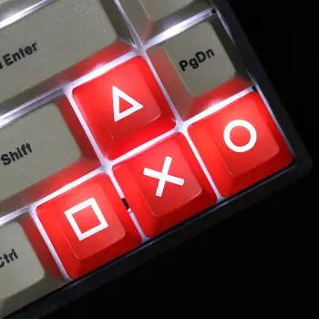 

wholesale mechanical keyboard ABS keycap lighting translucent backlit arrow keys OEM P mechanical keys Enter Esc