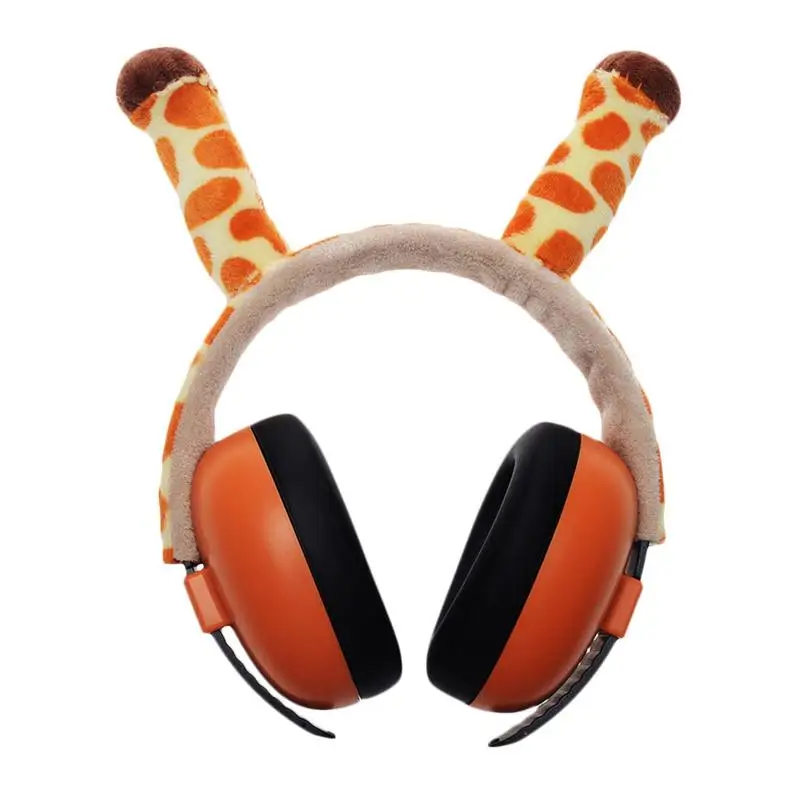 Противошумные звукозащитные наушники с шумоподавлением, наушники с защитой слуха для младенцев, Детские Звукоизолированные наушники, детские наушники - Цвет: Orange
