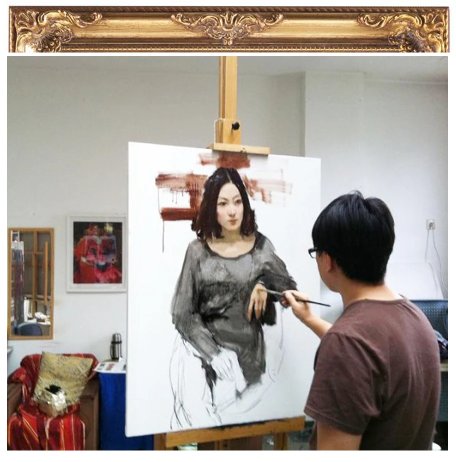 ARTIST TOP ART customize service oil painting--custom-made portrait from photo picture---100% hand painted - BEST present ARTIST TOP ART customize service oil painting--custom-made portrait from photo picture---100% hand painted - BEST present