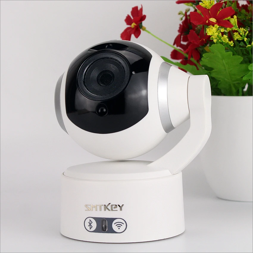 

Support Bluetooth Function SMTKEY Baby Monitor 2.8mm 360degree Pan Tilt IP Wireless Wide View HD 1080P WIFI IP Camera