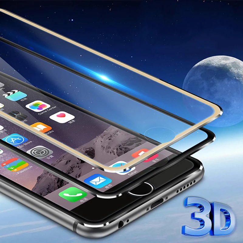Защитное стекло SMILYOU закаленное с полным покрытием для iPhone 6 6s Plus 8 7X7 Plus|Защитные