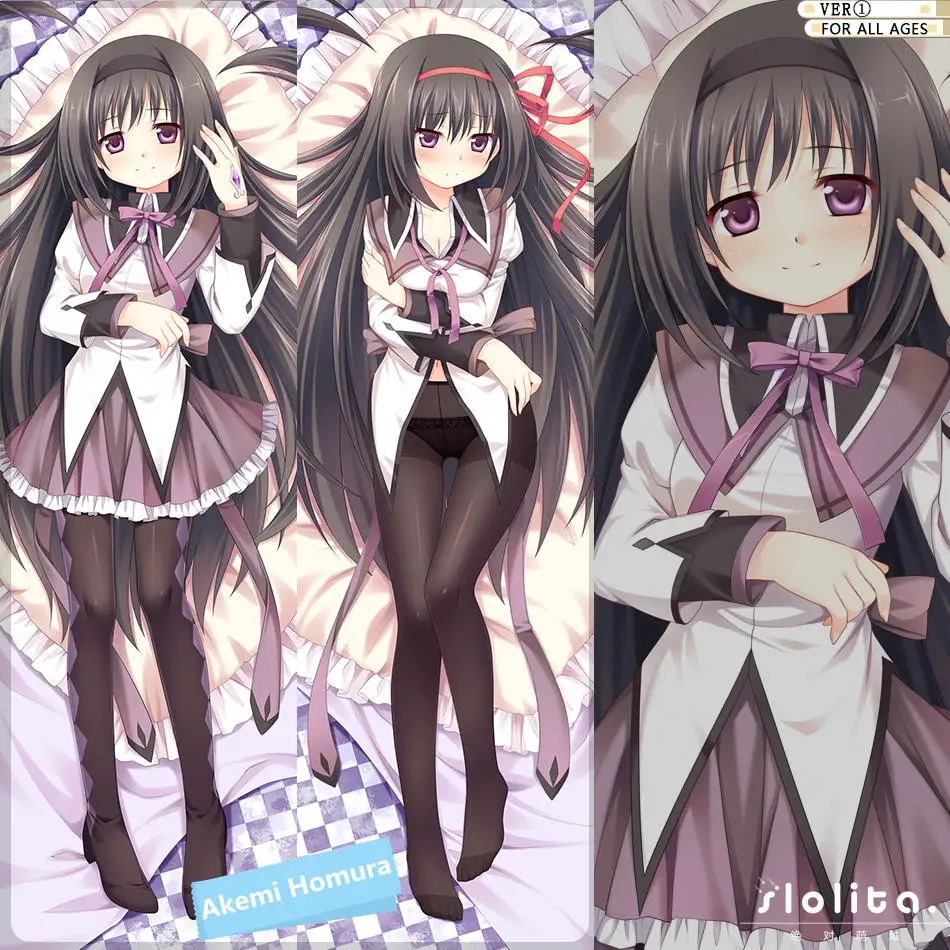 Аниме Puella Magi Madoka Magica Akemi Homura обнимающая Подушка Чехол длинный Otaku взрослая 35*55/160*50