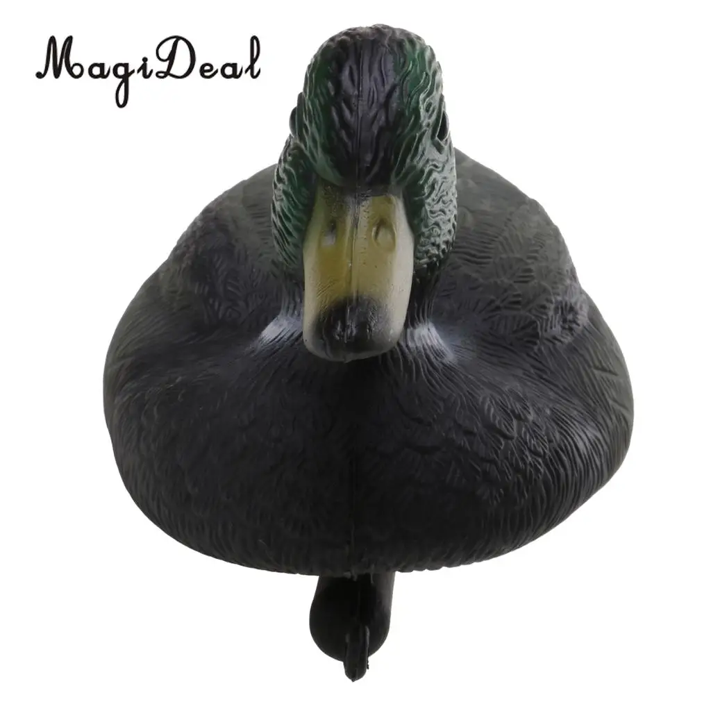 MagiDeal 6 Pcs Fishing Hunting Male Decoy Plastic Duck Decoy Drake w/ Floating Keel Hunting Decoy for Hunting Fishing Access