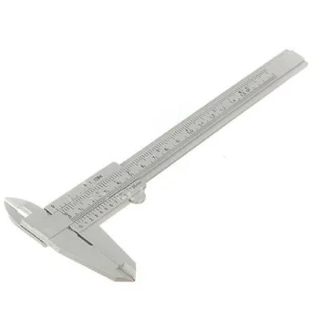 

Good Quality 150 mm 6" Gray Plastic Mini Caliper Vernier Gauge Micrometer