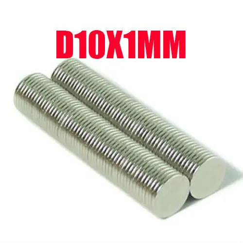 

10*1 500pcs 10 mm X 1 mm disc powerful magnet craft magnet neodymium magnets rare earth neodymium permanent strong magnet N35
