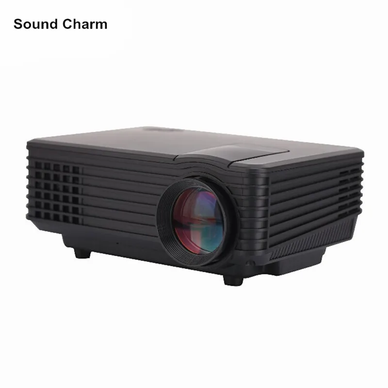 

Sound charm HD home cinema Projector HDMI LCD VGA LED Game PC Digital Mini Multiple Inputs support 1080P Proyector Beame
