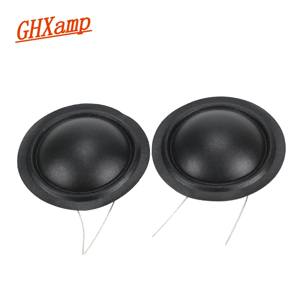 25.4mm 25.5mm Tweeters Voice Coil 1 inch 6OHM 8ohm Silk Membrane Same Direction KSV Treble DIY 2PCS GHXAMP speaker accessories,speaker diaphragm