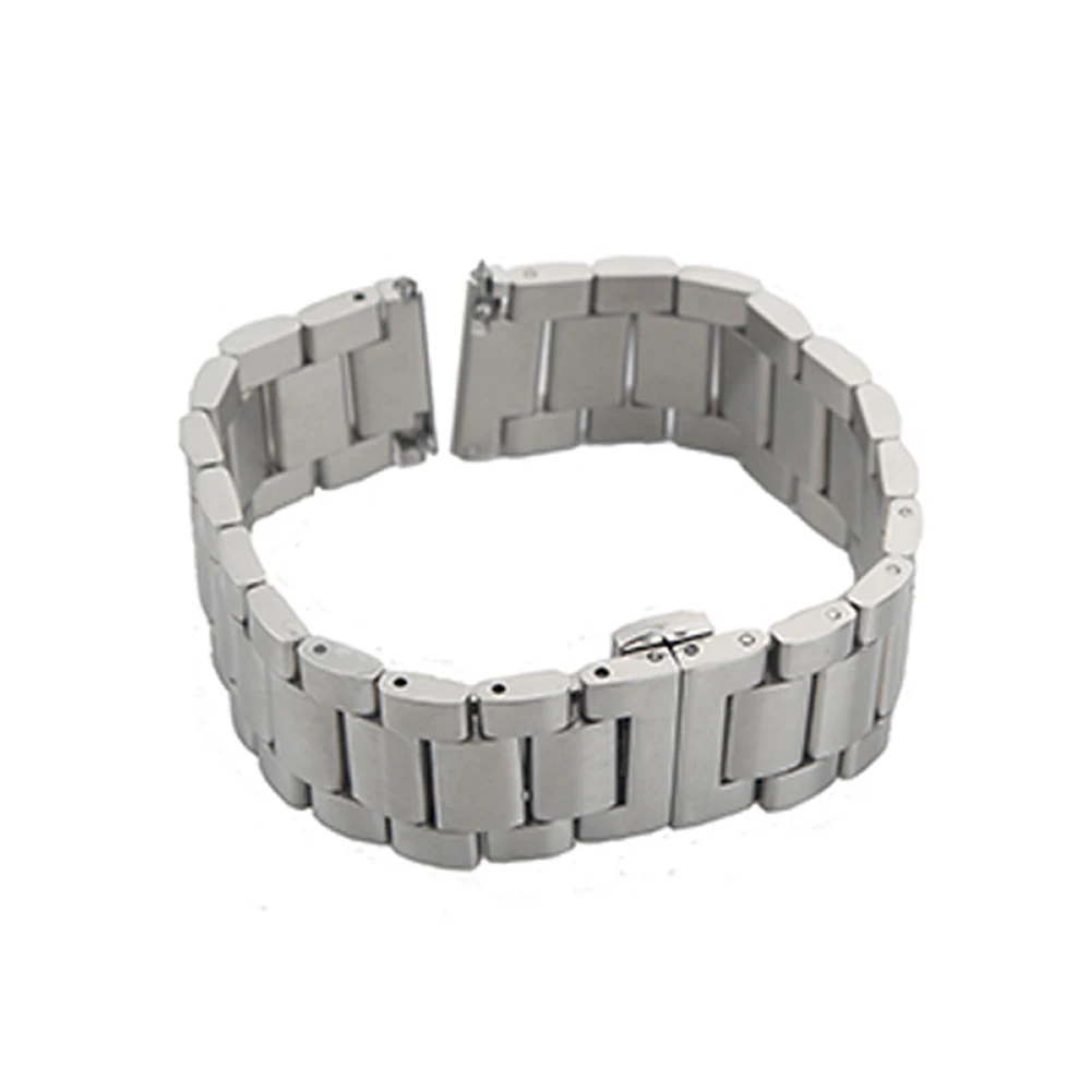 Браслет из нержавеющей стали с застежкой бабочкой для часов Moto 360 2nd Gen 46 мм 2015 LG G