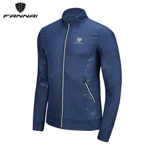 FANNAI Running Jacket Men Sport Jackets Windproof Coat Pocket Zipper Gym Fitness Jogging long sleeve Training Run Sportswear vansydical running jackets men s fitness sportswear outdoor hooded windproof zipper thin jacket gym training tops xxxl