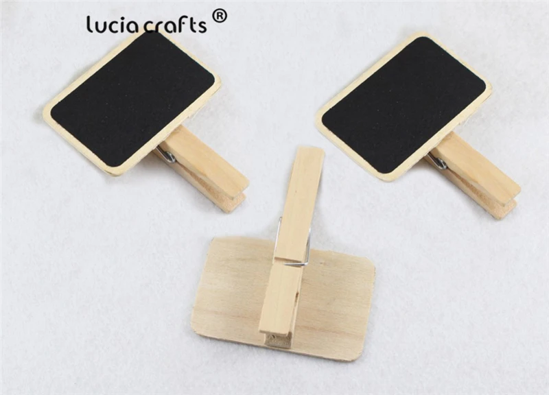 

SALE! 3PCS/4PCS 6cm*4cm/4*2*0.2cm Wooden Blackboard Clip Message Board Children Wordpad Mini Chalkboard E1217