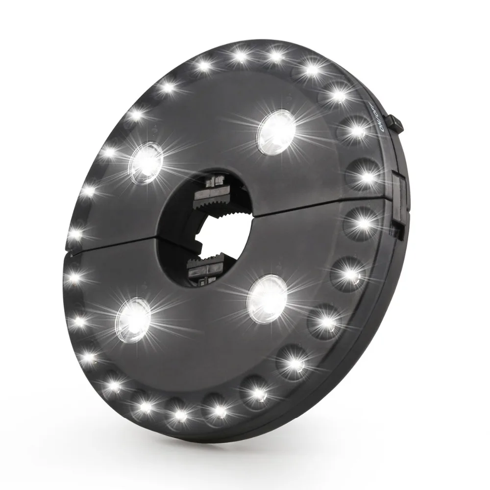 Tanbaby AA Battery Powered LED Umbrella Light Portable Camping Tent