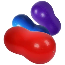 5 цветов 45x90 см/50x100 см мяч для йоги в форме арахиса утолщенный взрывозащищенный мяч для фитнеса анти-компрессионный эластичный прочный