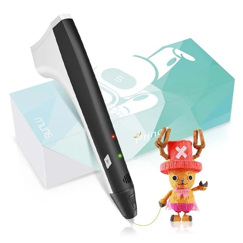 

SUNLU 3D Printing Pen M1 Support PCL/PLA Filament 1.75mm 20rolls/5m Low Temperature 3D Drawing Pen For Children Scribble DIY