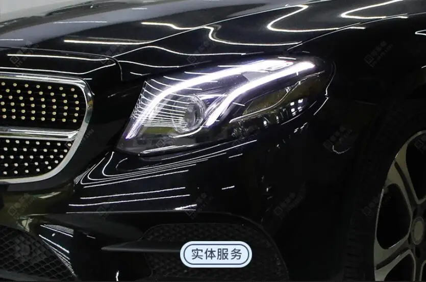 Бамперная фара для Mercedes Benz W213 фар~ 2018y автомобильные аксессуары, E180 E200 E260 E300 E350 E400 туман W213 головного света