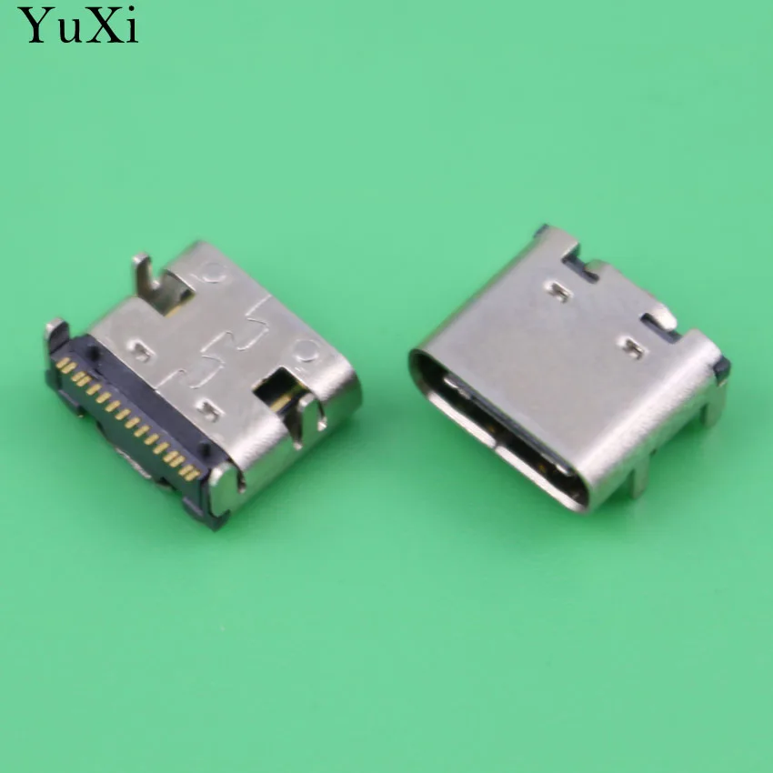 Юйси USB 3,1 тип-c 16pin гнездовой разъем для мобильного телефона зарядный порт зарядная розетка буксировочная штепсельная вилка