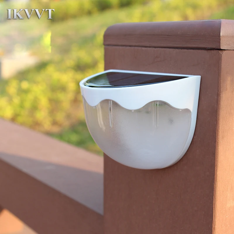 Outdoor solar powered Wall Sensor Light Accent Lighting Waterproof 6