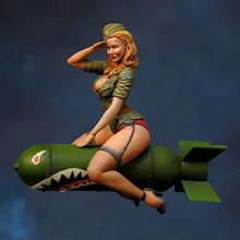 1/24 каучуковая фигурка строительный комплект Bomb Girl