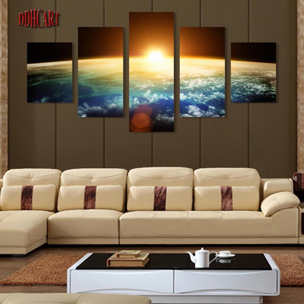 5 Piece Canvas Art Wall Art Prints Painting Space Picture Canvas 5 Piece Canvas Art Wall Art Prints Painting Space Picture Canvas