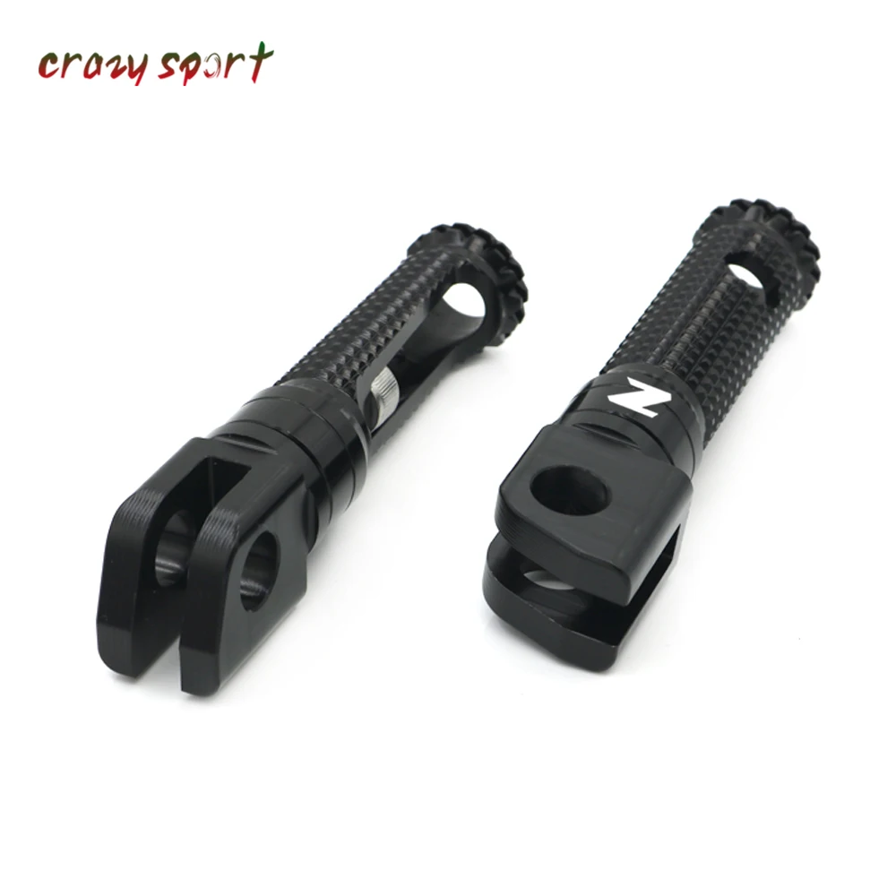 Front Foot Pegs Footrest Adapter For KAWASAKI Z125 Z250 Z300 Z 125/250/300 2013-2018 2017 Motorcycle Rest Rider With Logo | Автомобили и
