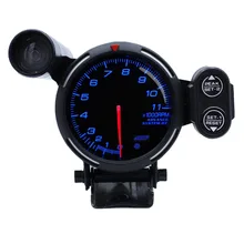 Defi 7 Colors 11000 RPM Stepper Motor with Shift Ligh 80mm DEFI BF Tachometer RPM Meter