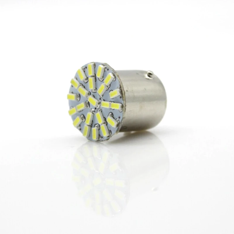 100 шт. Автомобиль 1157 светодиодный BAY15D 3014 чип 22SMD авто светильник лампа сигнал