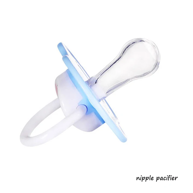 Silicone baby Pacifiers Safe Food Grade Silicone cute Baby round and