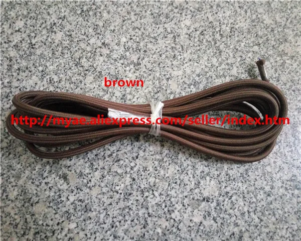 2*0,75 2 м/лот Edison текстильный кабель, тканевый провод для люстры подвесные провода ламп плетеная ткань Электрический кабель Винтаж лампы шнур - Цвет: T6