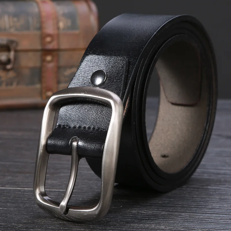 2017 mens fashion cow genuine leather luxury strap male belts for men ...